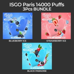 ISGO Paris Disposable Pod 14000 Puffs (3Pcs Bundle)