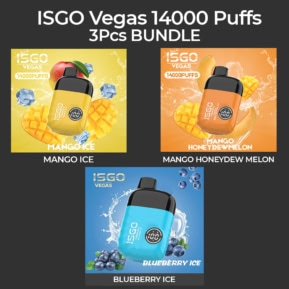 ISGO Vegas Disposable Pod 14000 Puffs (3Pcs Bundle)