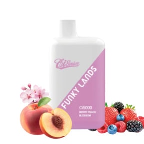 Berry Peach Blossom By Funky Lands Ci5000 Disposable Pod 5000 Puffs