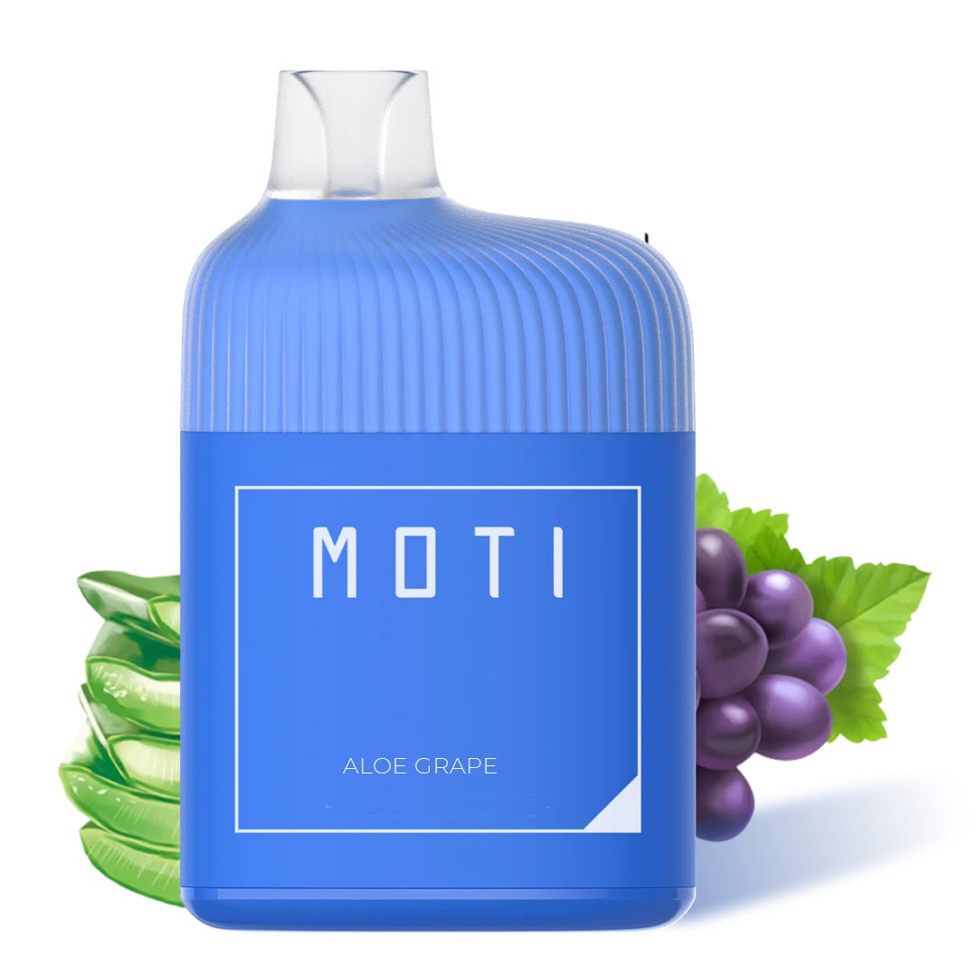 Aloe Grape By MOTI BOX Disposable Pod 7000 Puffs Si Omar Vape Store