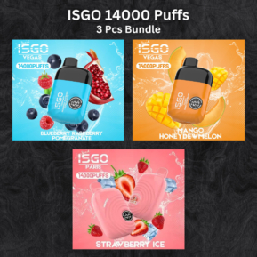 ISGO Disposable Pod 14000 Puffs (3Pcs Bundle)