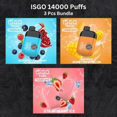 ISGO Disposable Pod 14000 Puffs (3Pcs Bundle)