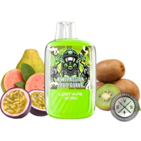 Kiwi Passion Fruit Guava By Lost Vape Orion Bar Disposable Pod OB5500 Puffs