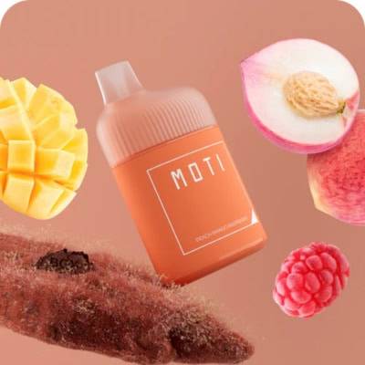 Peach Mango Raspberry By MOTI BOX Disposable Pod 7000 Puffs