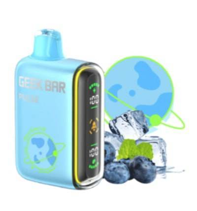 Blue Razz Ice By GEEK BAR PULSE 15000 Puffs Disposable Pod