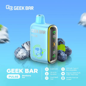Blueberry Ice By GEEK BAR PULSE 15000 Puffs Disposable Pod