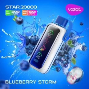 Blueberry Storm By VOZOL Star 20000 Puffs Disposable Pod