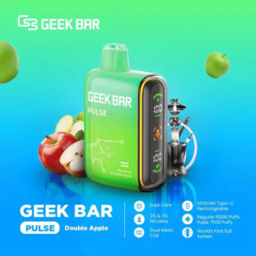 Double Apple By GEEK BAR PULSE 15000 Puffs Disposable Pod