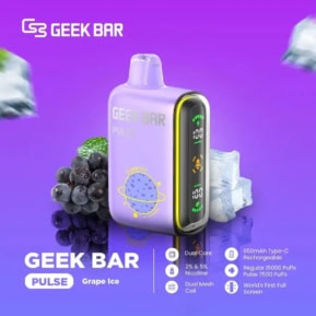 Grape Ice By GEEK BAR PULSE 15000 Puffs Disposable Pod