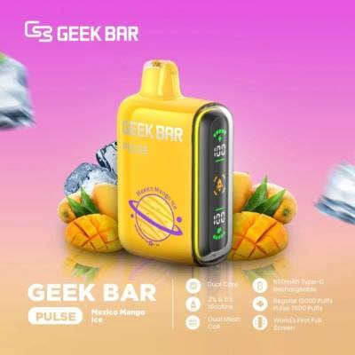 Mexico Mango Ice By GEEK BAR PULSE 15000 Puffs Disposable Pod