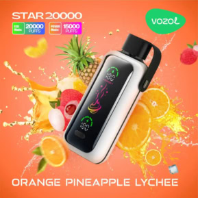 Orange Pineapple Lychee By VOZOL Star 20000 Puffs Disposable Pod