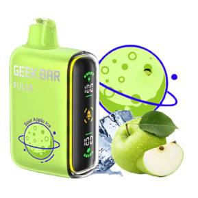 Sour Apple Ice By GEEK BAR PULSE 15000 Puffs Disposable Pod