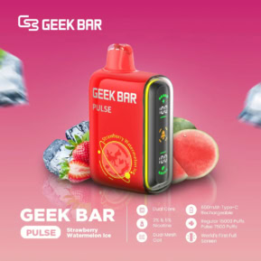 Strawberry Watermelon Ice By GEEK BAR PULSE 15000 Puffs Disposable Pod