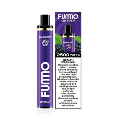 Blackberry By FUMMO Crystal+ Disposable Pod 2500 Puffs
