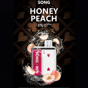 Honey Peach By SONG Win Series 9000 Puffs Disposable Pod
