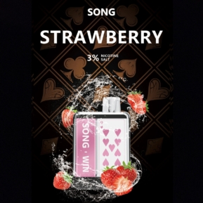 Strawberry By SONG Win Series 9000 Puffs Disposable Pod