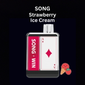 Strawberry Ice Cream By SONG Win Series 9000 Puffs Disposable Pod