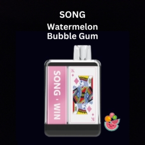 Watermelon Bubble Gum By SONG Win Series 9000 Puffs Disposable Pod
