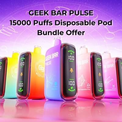 GEEK BAR PULSE 15000 Puffs Disposable Pod Bundle Offer