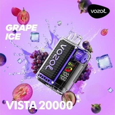 Grape Ice By VOZOL VISTA 20000 Puffs Disposable Pod