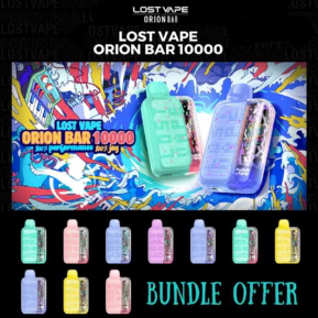 Lost Vape Orion Bar Disposable Pod 10000 Puffs Bundle Offer