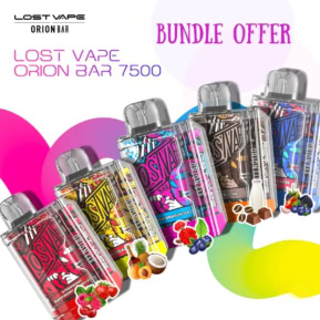 Lost Vape Orion Bar Disposable Pod 7500 Puffs Bundle Offer