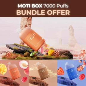 MOTI BOX Disposable Pod 7000 Puffs Bundle Offer