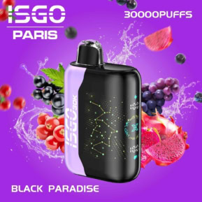 Black Paradise By ISGO Paris X 30000 Puffs Disposable Pod