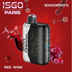 Red Wine By ISGO Paris X 30000 Puffs Disposable Pod