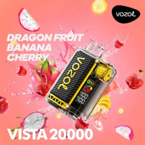 Dragon Fruit Banana Cherry By VOZOL VISTA 20000 Puffs Disposable Pod