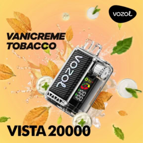 Vanicreme Tobacco By VOZOL VISTA 20000 Puffs Disposable Pod