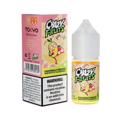 Mango Melon SaltNic By Tokyo Crazy Fruits Series