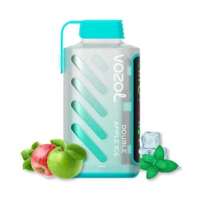 Double Apple Ice By VOZOL GEAR POWER 20000 Puffs Disposable Pod