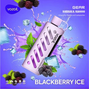 Blackberry Ice By VOZOL GEAR SHISHA 25000 Puffs Disposable Pod