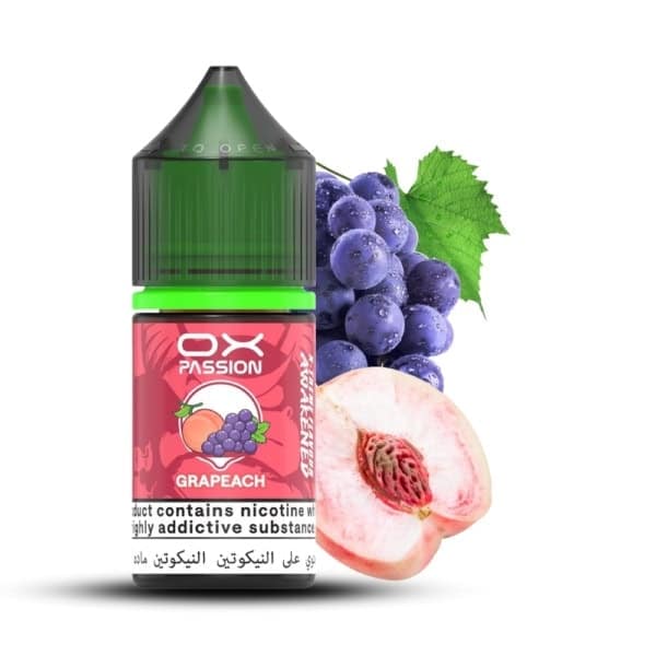Grapeach SaltNic By OX Passion