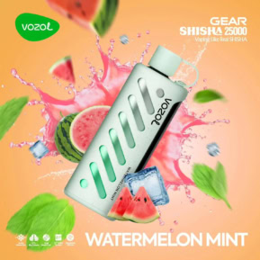 Watermelon Mint By VOZOL GEAR SHISHA 25000 Puffs Disposable Pod