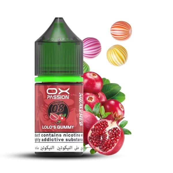 Lolo's Gummy SaltNic By OX Passion