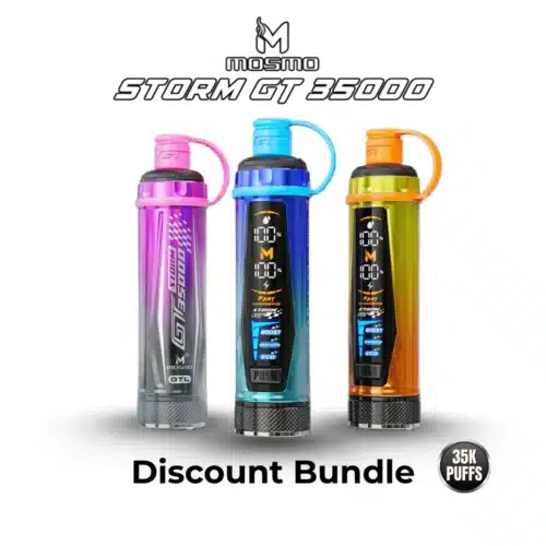 MOSMO Storm GT 35K Puffs Disposable Pod DICOUNT BUNDLE