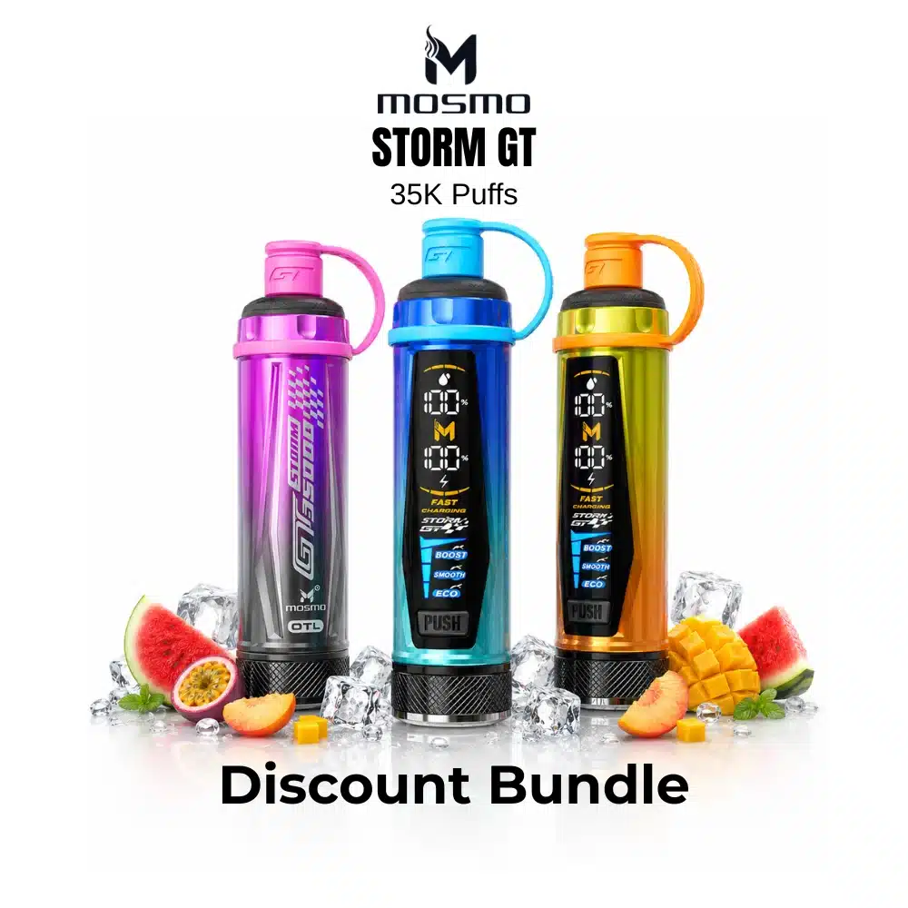 MOSMO Storm GT 35K Puffs Disposable Pod DISCOUNT BUNDLE