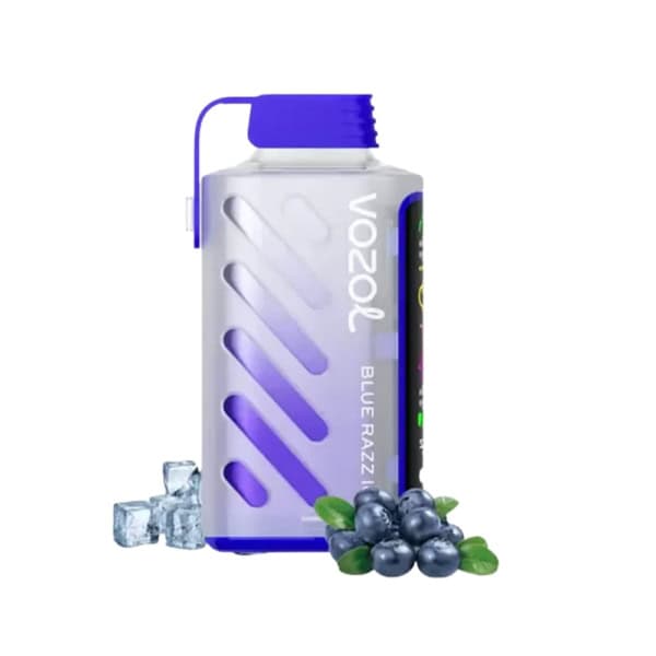 Blue Razz Ice By VOZOL GEAR POWER 20000 Puffs Disposable Pod