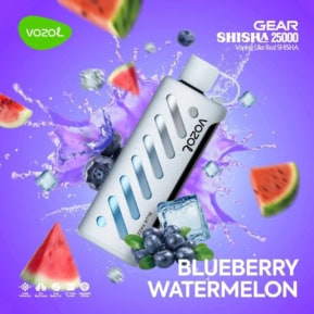 Blueberry Watermelon By VOZOL GEAR SHISHA 25000 Puffs Disposable Pod