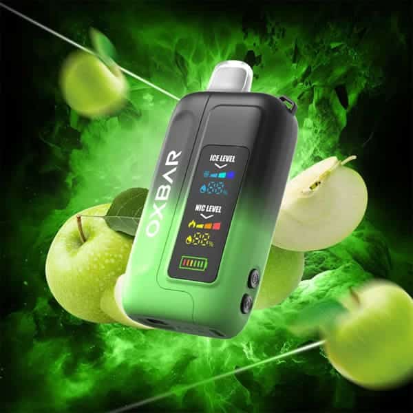 Green Apple By OXBAR Ice-Nic Control 35000 Puffs Disposable Pod