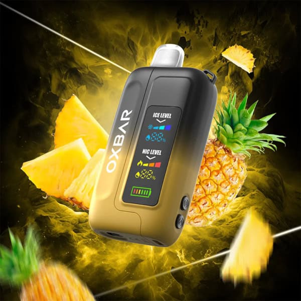 Sour Pineapple By OXBAR Ice-Nic Control 35000 Puffs Disposable Pod
