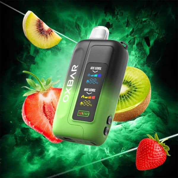 Strawberry Kiwi By OXBAR Ice-Nic Control 35000 Puffs Disposable Pod