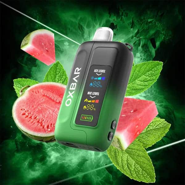 Watermelon Mint By OXBAR Ice-Nic Control 35000 Puffs Disposable Pod