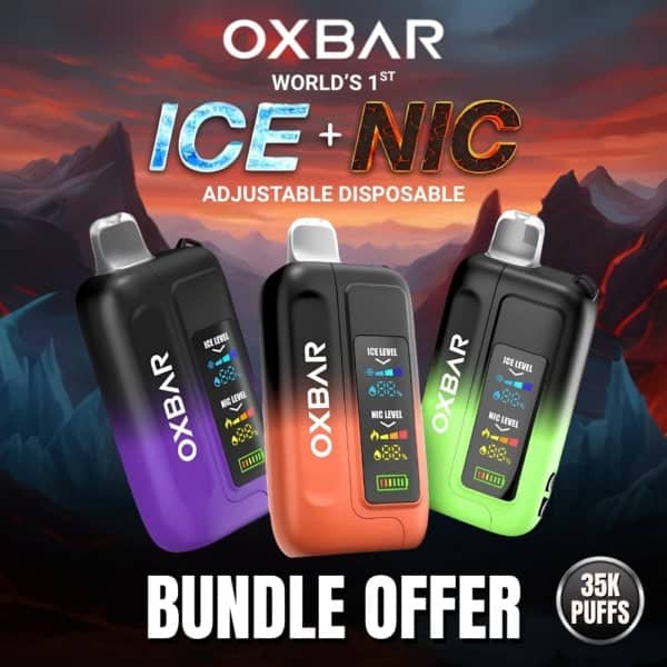 OXBAR Ice-Nic Control 35000 Puffs Disposable Pod Bundle Offer