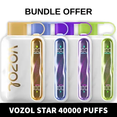 VOZOL STAR 40000 Puffs Disposable Pod Bundle Offer
