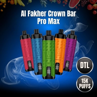 Al Fakher Crown Bar Pro Max 15K Puffs Disposable Pod