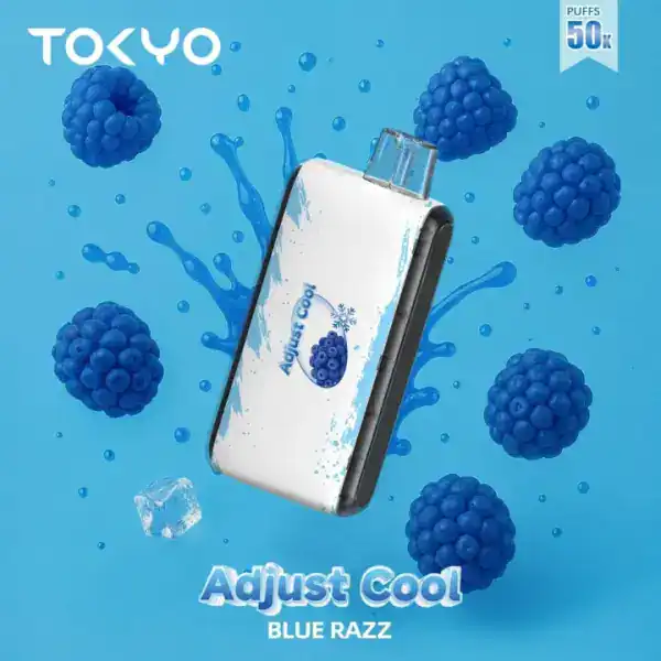 Blue Razz By TOKYO Adjust Cool 50K Puffs Disposable Pod