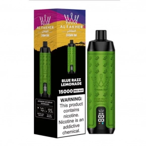 Blue Razz Lemonade By Al Fakher Crown Bar Pro Max 15K Puffs Disposable Pod
